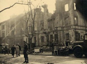 Zerstörungen Zweiter Weltkrieg. Reinhold-Frank-Straße 9 (Westendstraße)
