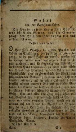 Auszug der Catechistischen Unterweisung zur Seeligkeit über den Brentzischen Catechismum, samt eingerükten Fragen und Antworten aus dem kleinen Catechismo des theueren Mannes Lutheri : Für die Christliche Schul-Jugend gestellt, und im ganzen Königreich Württemberg eingeführt