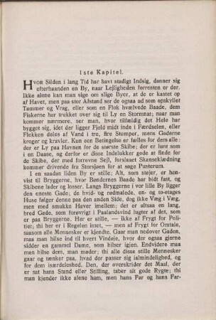 1ste Kapitel.
