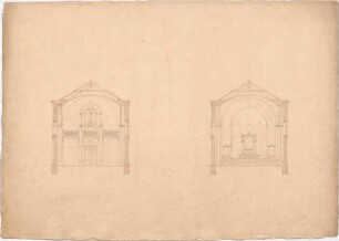 Voit, August von; Lingenfeld; Kath. Kirche St. Martin - Querschnitte