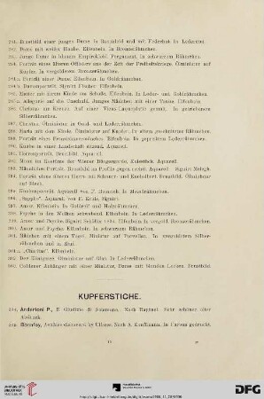 Kupferstiche (Nr. 304-310)