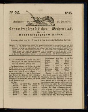 No 52. 1836. 23. Dezember