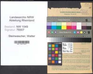 Entnazifizierung Walter Steinwascher , geb. 11.09.1912 (Inspektor)