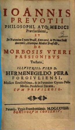 De morbosis uteri passionibus tractatio