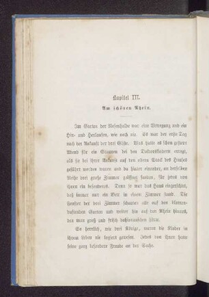Kapitel III. Am schönen Rhein.