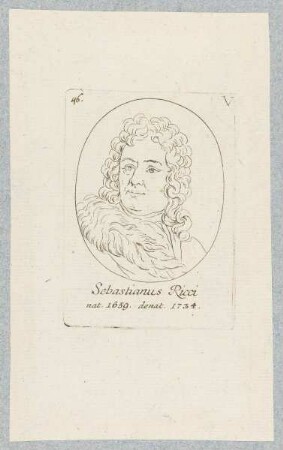 Bildnis des Sebastianus Ricci