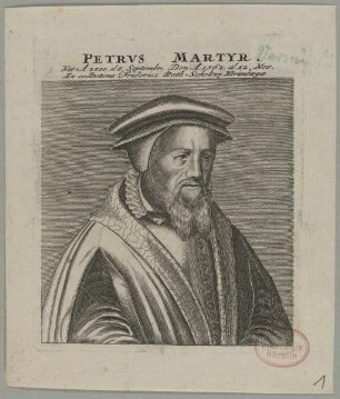Bildnis des Petrvs Martyr