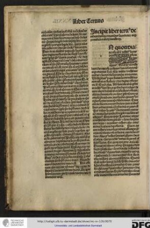 Incipit liber tertius de indumentis seu ornamentis sacerdotum atque pontificum et aliorum ministrorum.