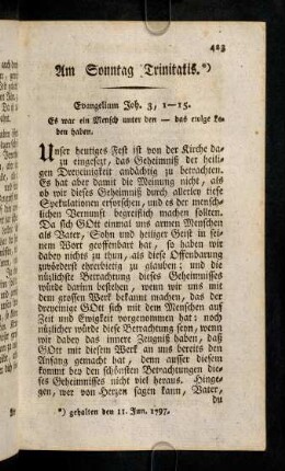 423-425, Unser heutiges Fest ist von der Kirche ...