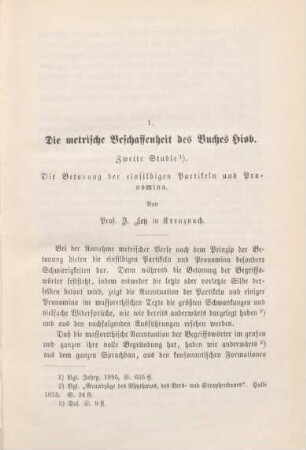 7-42 Die metrische Beschaffenheit des Buches Hiob : zweite Studie