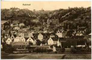 Radebeul. Blick auf Radebeul