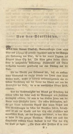 Von den Blutergüssen