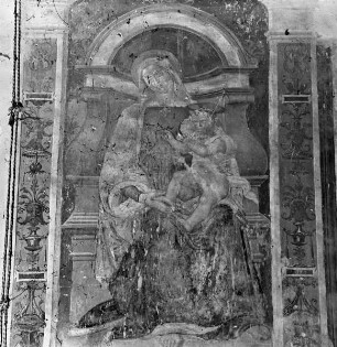Madonna mit Heiligen: Thronende Madonna