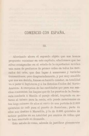 Comercio con Espana