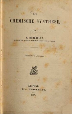 Die chemische Synthese