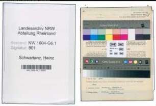 Entnazifizierung Heinz Schwartanz , geb. 11.05.1903 (Abt.Leiter)