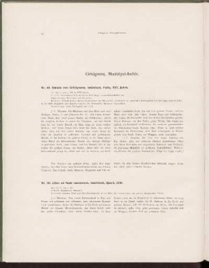 Grisignana, Munizipal-Archiv.