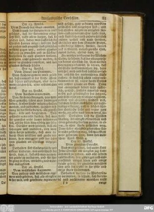 Der 16. Artikel. Vom weltlichen Regiment.
