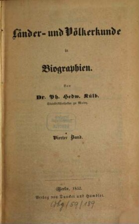 Länder- und Völkerkunde in Biographien, 4