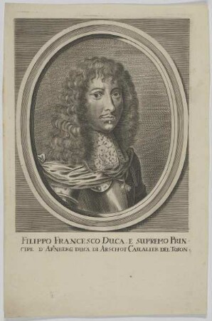 Bildnis des Filippo Francesco d´Arenberg