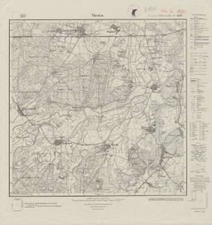3439 (alte Nr.: 1830) Vieritz, (4cm - Karte) Meßtischblatt