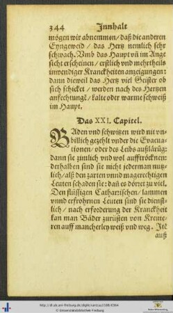 Das XXI. – XXX. Capitel