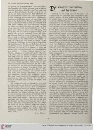26: Die Kunst der Unterhaltung und des Lebens