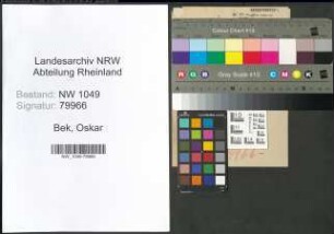 Entnazifizierung Oskar Bek , geb. 30.04.1910 ()