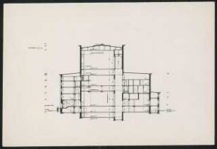 Schauspielhaus, Bochum: Querschnitt Bühnenhaus