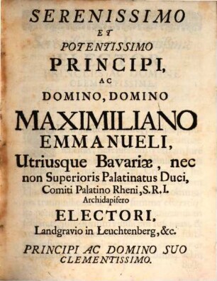 Iurisprudentia Terribilis. Seu, Tractatus Iuridicus De Criminibus Et Delictis In Genere Et In Specie Nec Non Processu Criminali : Tomus I. De Criminibus Et Delictis In Genere Et In Specie ; Die 6. Maii Anno M.DC.LXXXVII