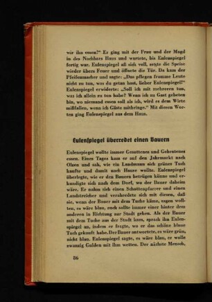 Eulenspiegel überredet einen Bauern