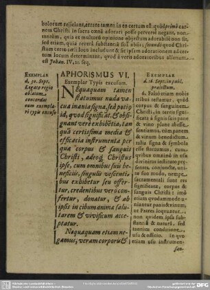 Aphorismus VI.