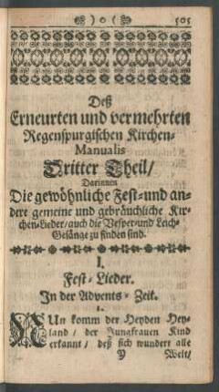 I. Fest-Lieder