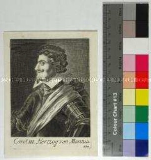 Porträt von Carlo III. Herzog von Mantua