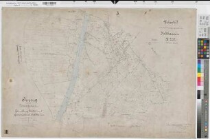 Lindehorst (Dortmund), Holthausen (Dortmund), Zusammenlegung Holthausen, Urkarte I Lindenhorst Flur 3