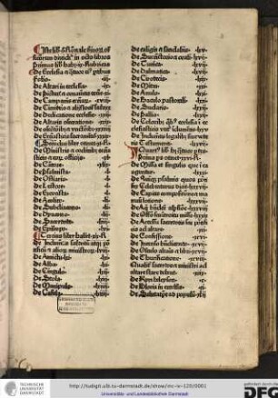 Iste liber scilicet Rationale divinorum officiorum dividitur in octo libros.