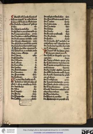 Iste liber scilicet Rationale divinorum officiorum dividitur in octo libros.