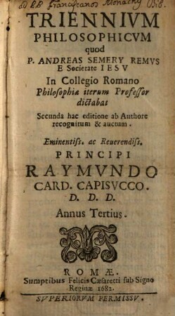 Triennivm Philosophicvm, 3