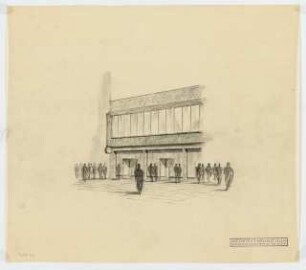Haus Oetker Kurfürstendamm 228 / Augsburger Straße 35, Berlin-Charlottenburg: Perspektivische Ansicht Eingang