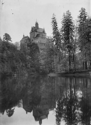 Burg Kriebstein : Blick zur Burg Kriebstein