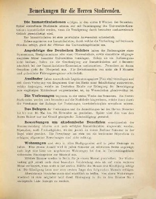 Verzeichnis der Vorlesungen. 1894/95, WS