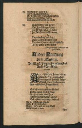 Andrer Handlung ...