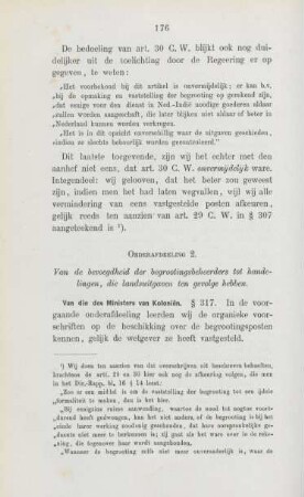 Onderafdeeling 2. Van de bevoegdheid der begrootingsbeheeders tot handelingen, die landuitgaven ten gevolge hebben