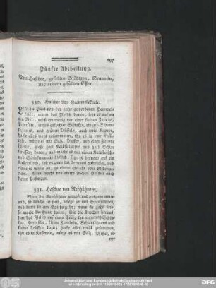 Fünfte Abtheilung. Von Haschee, gefüllten Brödtgen, Semmeln, und andern gefüllten Essen.