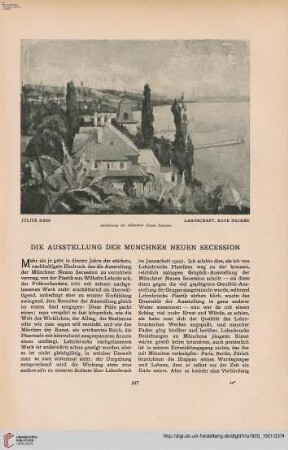 36: Die Ausstellung der Münchner Neuen Secession