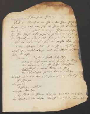 Brief an Jacob Grimm und Wilhelm Grimm : 16.01.1852