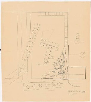 Bundesgartenschau 1955, Kassel: Ausstellungsstand »Eternit« 1:100