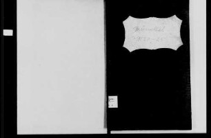 Brunntal, katholische Gemeinde: Standesbuch 1820-1823