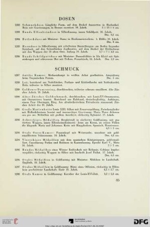 Dosen (Nr. 1282-1286)