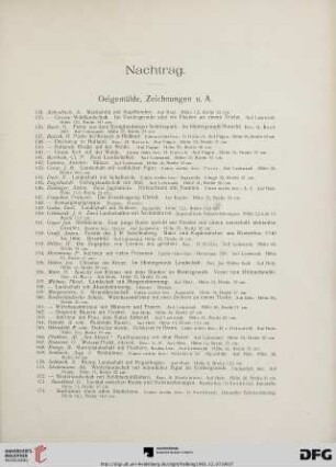 Nachtrag (Nr. 134-226)